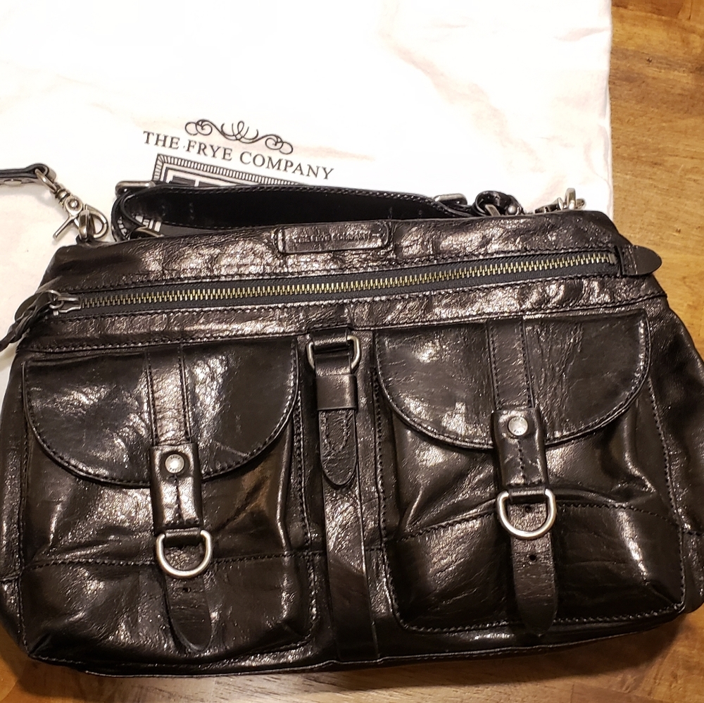 Frye Josie Satchel Bag - Black